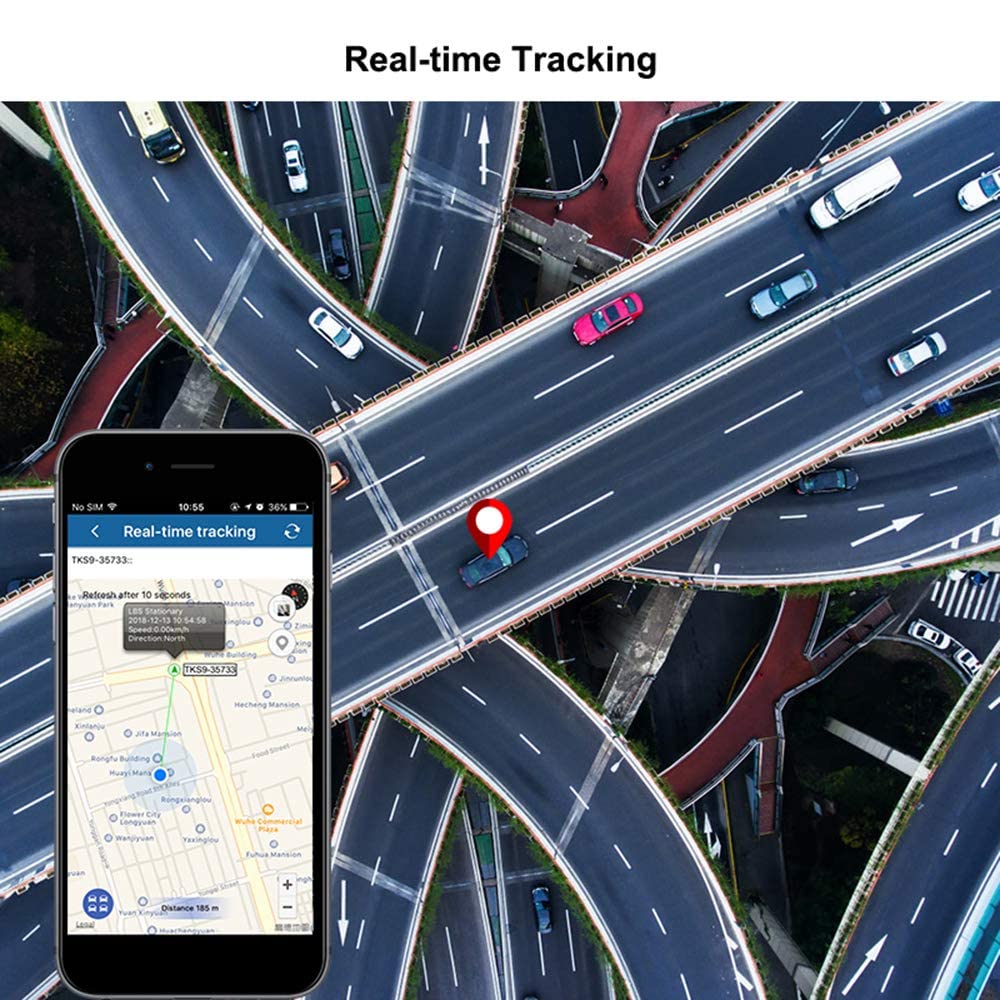 TK915 GPS Tracker for Vehicles - 10000mAh Real-Time Car Tracker with Strong Magnets, 120 Days Standby & Waterproof | Free Tracking App | Perfect for Fleet Management, Teen Driver Monitoring & Anti-Theft Protection