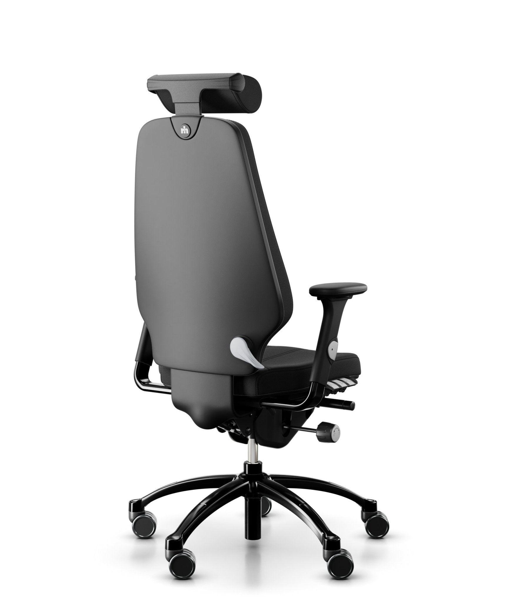 RH Logic 400/3559 Elite Ergonomic Office Chair - Adjustable Lumbar Support & Breathable Fabric in Black (Model NEX13) | Perfect for Home Office, Gaming & Workspace Comfort