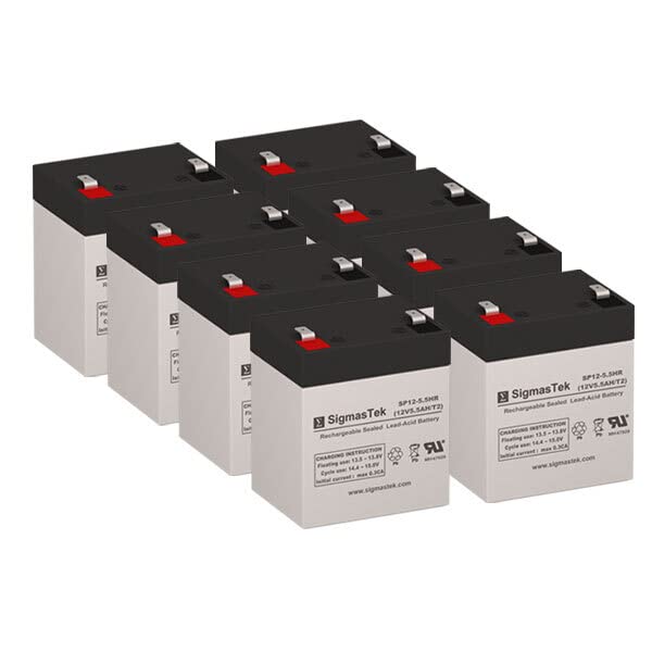 APC SUA3000RMUS UPS Replacement Battery Pack - 8 High-Capacity Batteries for Uninterruptible Power Supply Backup - Ideal for Home Office, Data Centers & Server Rooms