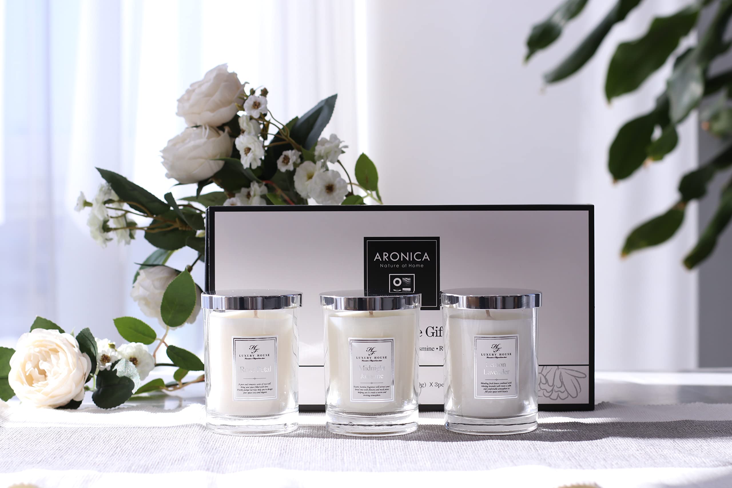 Luxury Scripture Candles Gift Set for Women - Perfect for Secret Santa, Coworker Gifts, Bridal Showers & Get Well Presents - Aromatic Scented Candles for Relaxation & Home Decor