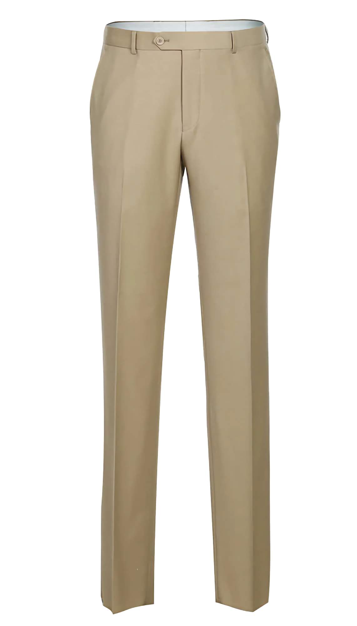 Premium Virgin Wool Regular Fit Pick Stitch 2-Piece Suit - 2-Button Beige Business Suit for Men | Perfect for Weddings, Office & Formal Events