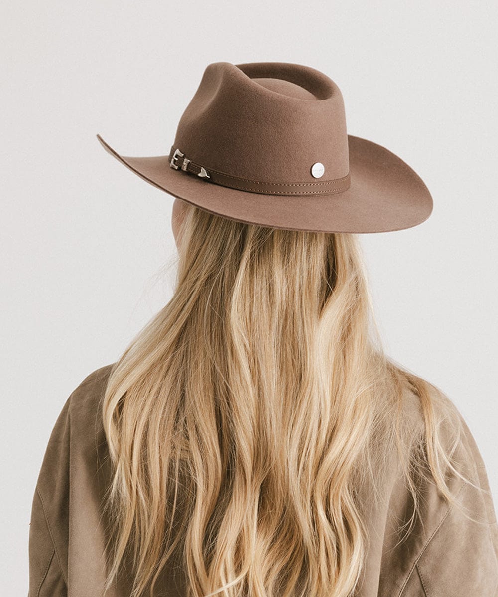 Dean Rancher Cowboy Hat for Men - Genuine Leather Western Cowboy Hat with Adjustable Chin Strap - Perfect for Rodeo, Horse Riding, and Outdoor Adventures