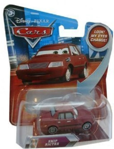Disney Pixar CARS Movie 1:55 Scale Die Cast Skip Ricter #103 Collectible Toy with Lenticular Eyes - Perfect for Kids Playtime, Movie Fans Collection and Car Enthusiasts Display