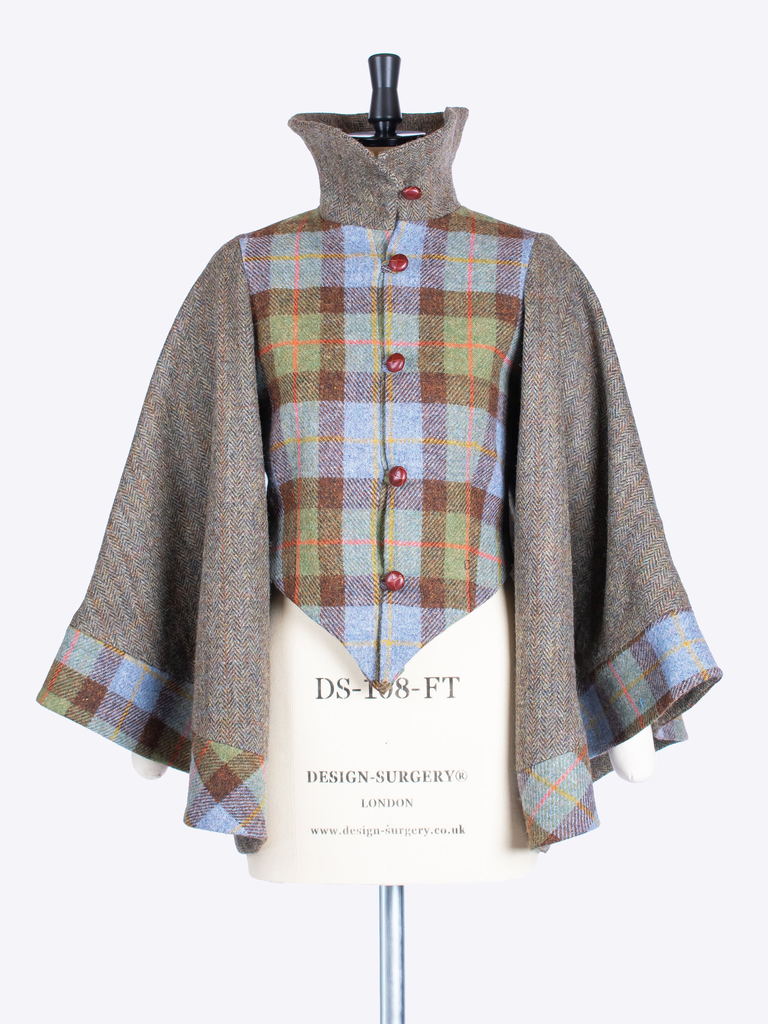 MacLeod & Moss Green Cape Sleeve Jacket - Stylish Outerwear for Women | Perfect for Fall Fashion, Outdoor Adventures & Casual Wear
