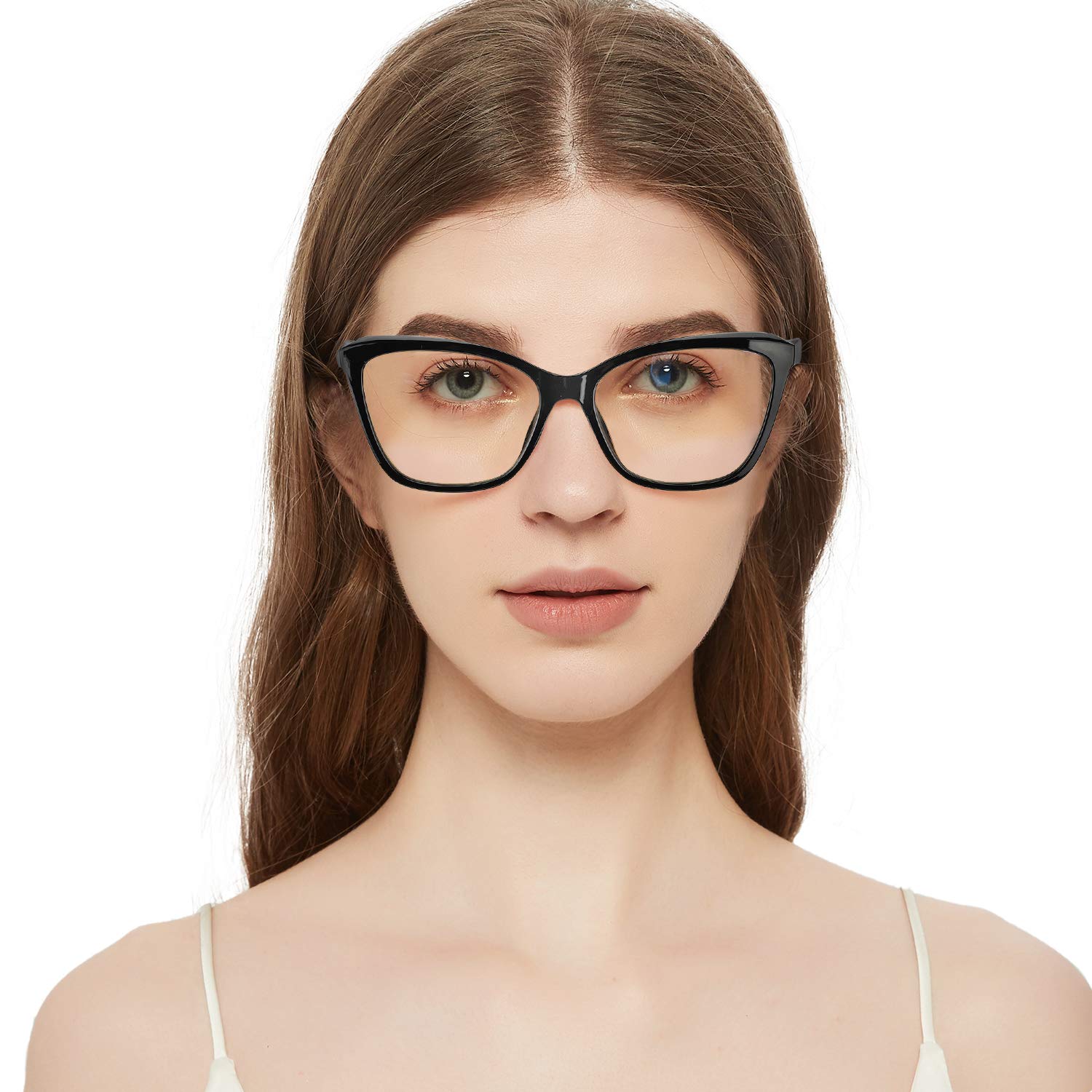 SODQW Blue Light Blocking Glasses for Computer, Reading, Gaming & Phone Use - Anti Eyestrain, UV Protection & Glare Reduction - Perfect for Office Work, Online Classes & Screen Time Relief