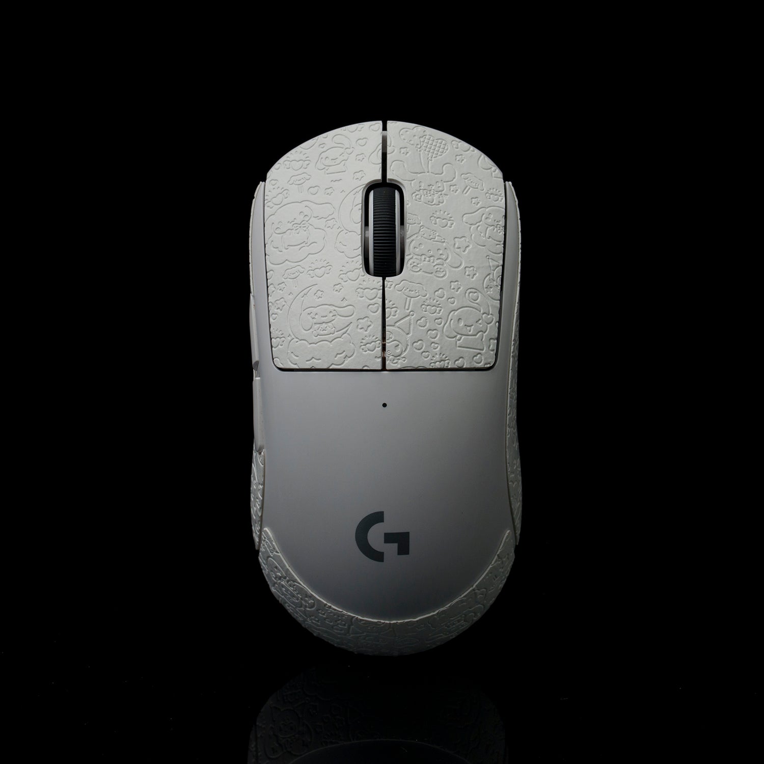 BT.L Mouse Grip V4 for Logitech G Pro X Superlight & Superlight 2 - White Cartoon Design Gaming Grip Tape - Enhanced Control for FPS, MOBA & Esports
