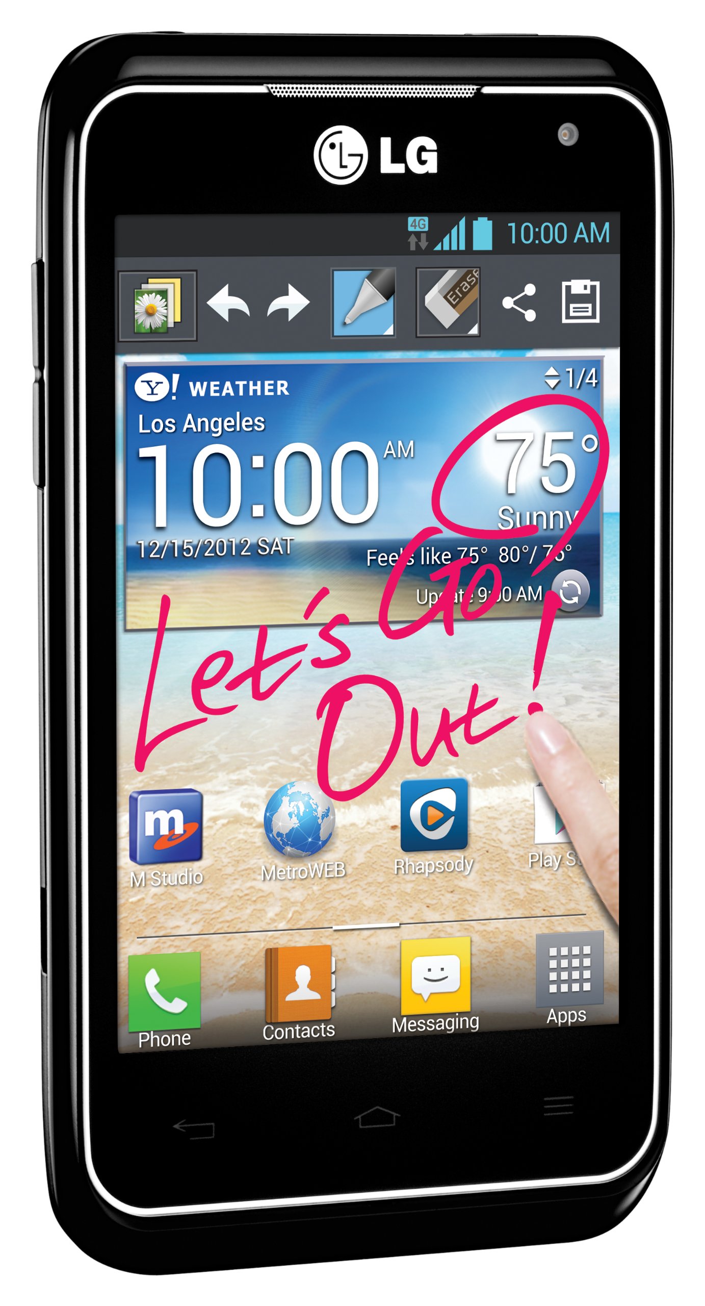 LG Motion 4G LTE Prepaid Android Smartphone - MetroPCS Compatible | Fast 4G Speed, Long Battery Life | Perfect for Travel, Business & Everyday Use