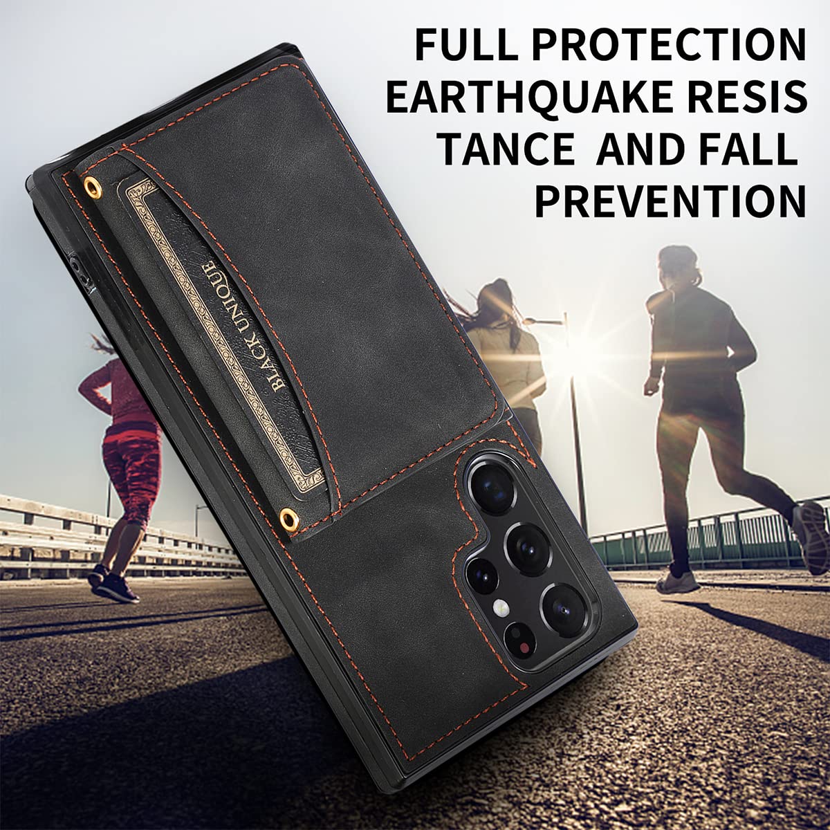 Premium Samsung Galaxy S22 Ultra Wallet Case (6.7