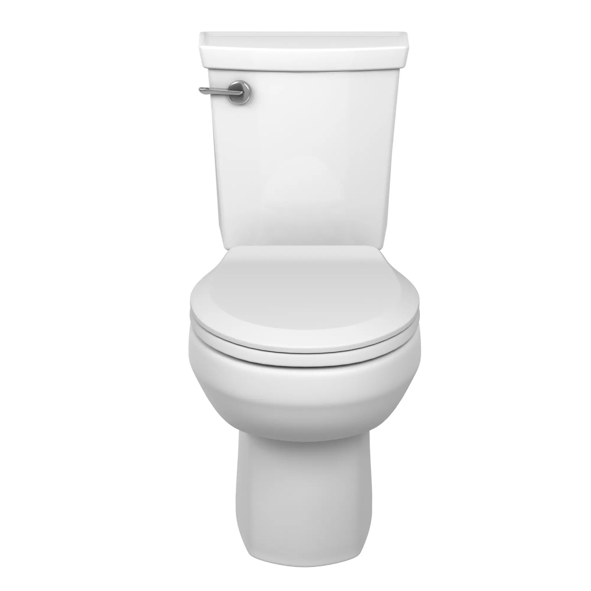 H2Optimum® 1.1 GPF/4.2 LPF Standard Height Round Front Two-Piece Toilet with Seat & Wax Ring - Water Saving Bathroom Solution for Homes & Commercial Spaces