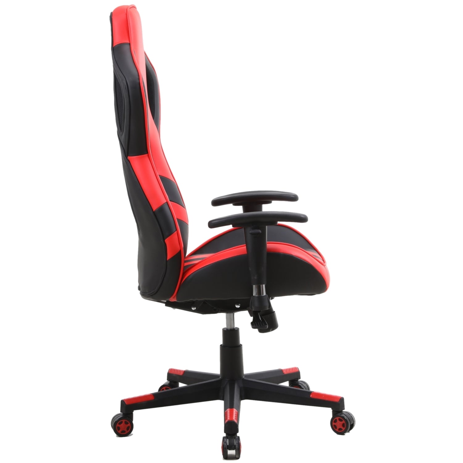 PRO X Series 4548 Gaming Chair - Ergonomic Racing Style with Adjustable Lumbar Support (Black & Red) - Perfect for PC, Console Gaming & Home Office
