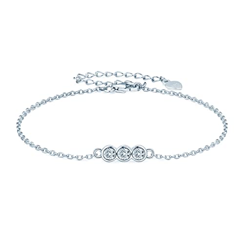 0.3ct 3-Stone Bracelet