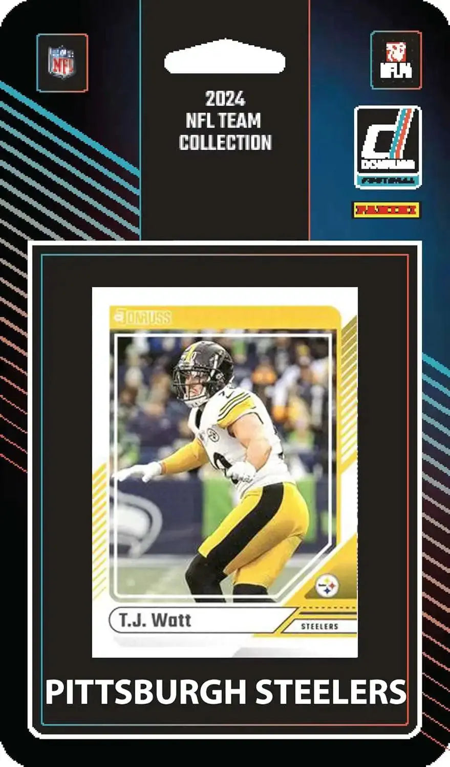 2024 Pittsburgh Steelers NFL Donruss Football Team Set Trading Cards - Perfect for Collectors, Fans & Fantasy Sports Enthusiasts