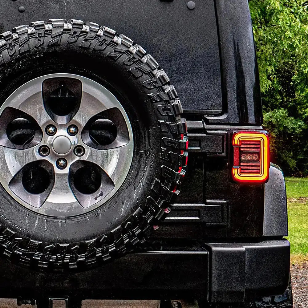 LOYO® 7 Inch LED King Kong Headlights with Huge C-Shaped Tail Lights Combo - High Performance Off-Road Lighting for Trucks, Jeeps & ATVs - Perfect for Night Driving, Off-Road Adventures & Vehicle Customization