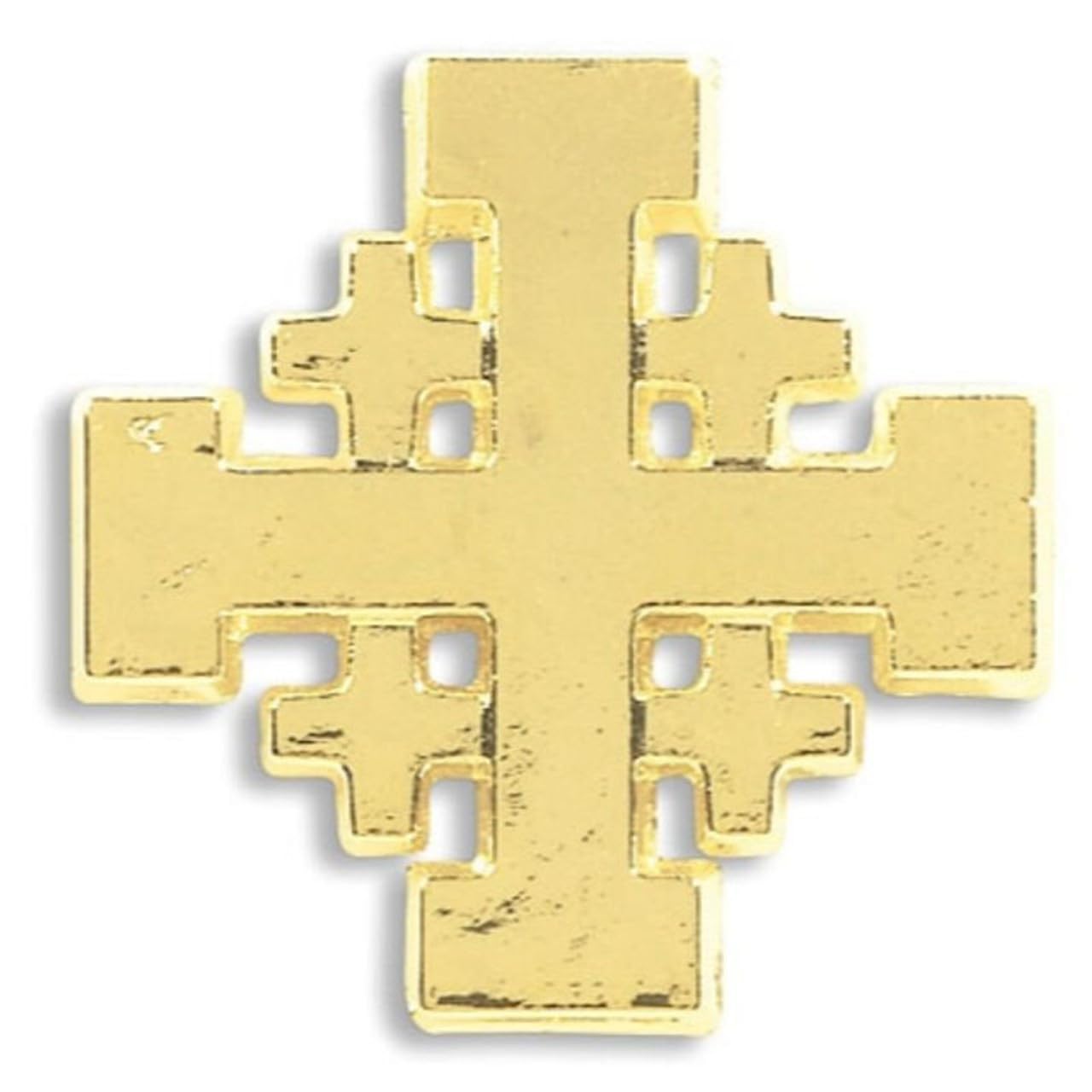 Christian Jewelry Jerusalem Cross Lapel Pin - Religious Gift for Men & Women - Perfect for Church, Weddings & Everyday Faith Wear