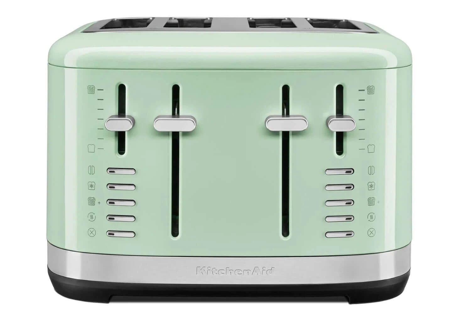KitchenAid 4-Slice Toaster - Pistachio Green KMT4109 for Breakfast, Bagels & Pastries - Perfect for Home & Office Use