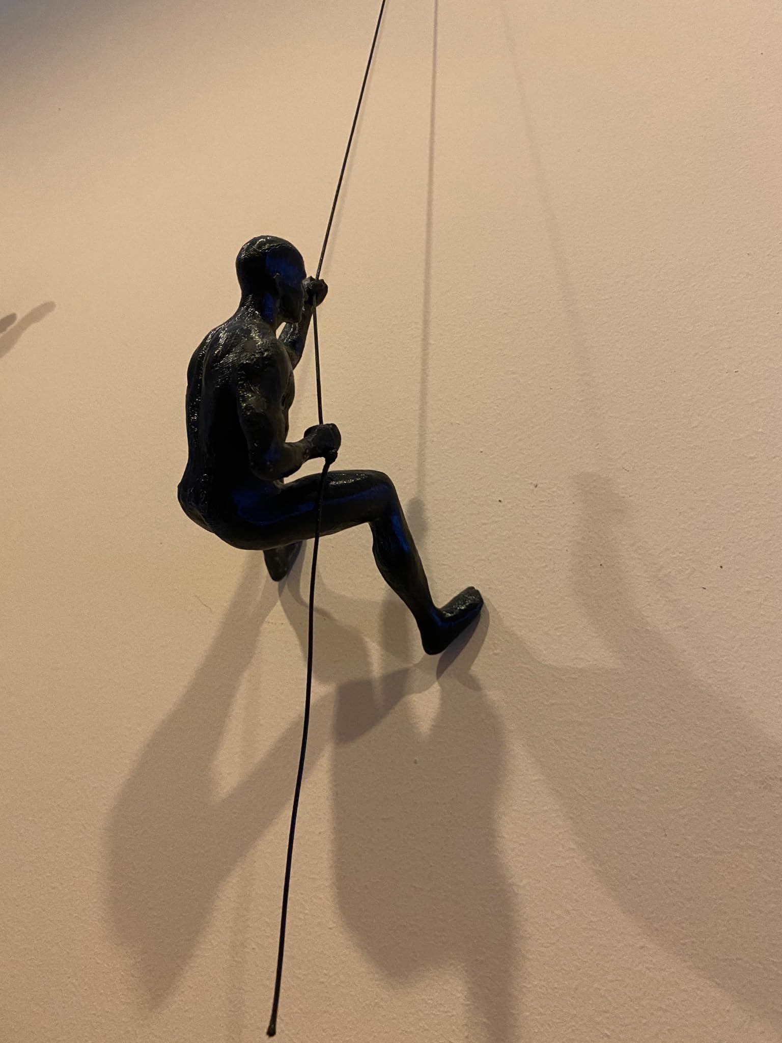 Climbing Man Wall Decor - Unique Gift for Housewarming & Her - Home & Office Decor