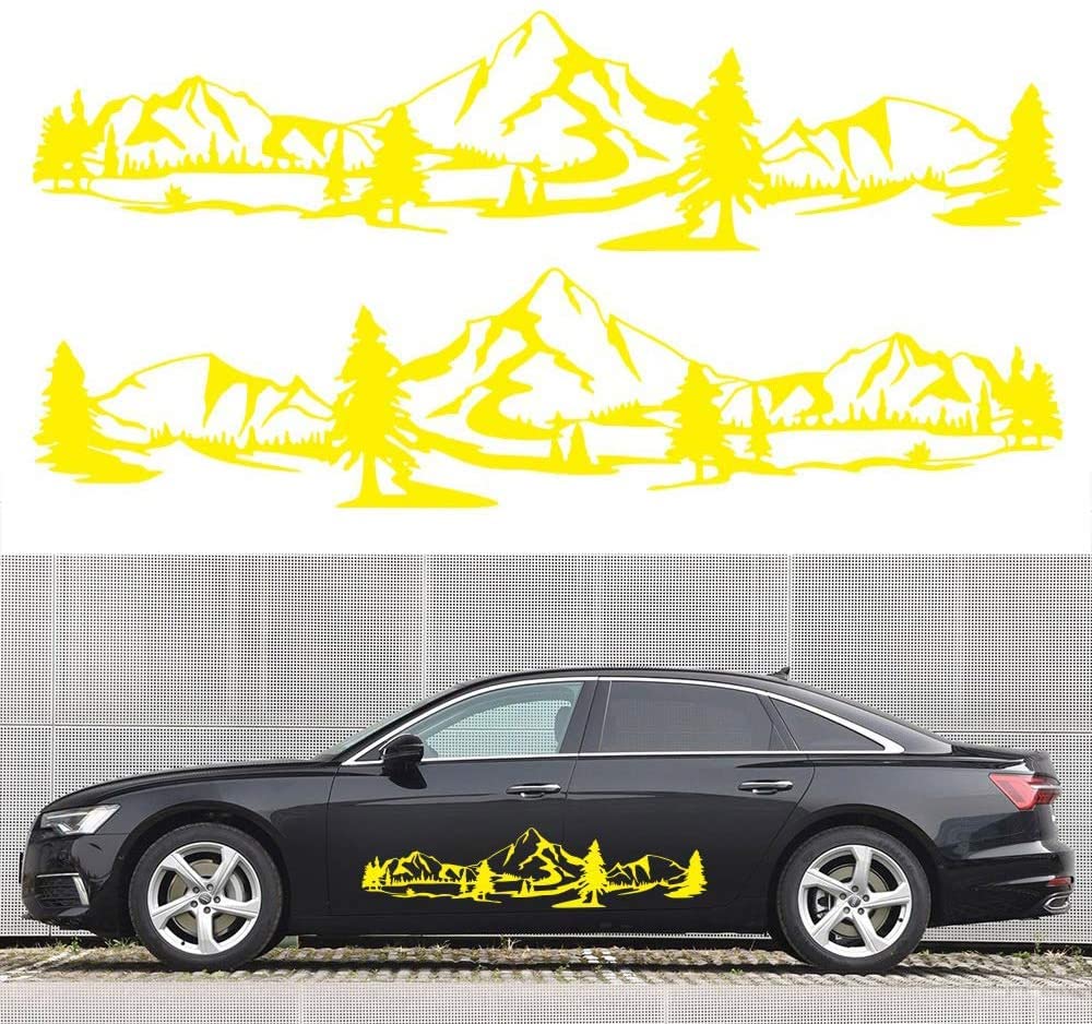 High-Quality RV Car Motorcycle Vinyl Decals - Self-Adhesive Auto Body Stickers for Cars, Trucks & Motorcycles - Durable Racing Graphics for Doors, Hood & Side Panels - Perfect for Vehicle Customization & Personalization - 1 Set TTYOFD