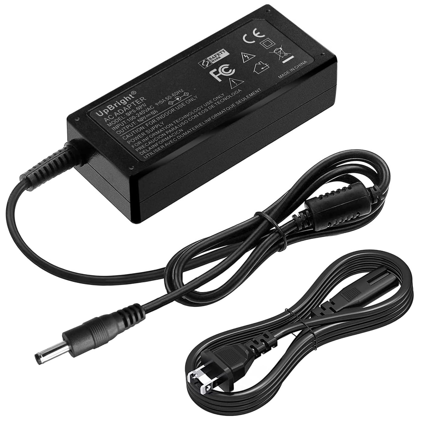 UpBright 12V 3A AC/DC Power Adapter for Autel MaxiSYS PRO MS906 MS908 MS908P MS906BT MS906TS - Automotive Diagnostic Scanner Charger & Power Supply - Perfect for Vehicle Diagnostics & Wireless Scanning in Repair Shops