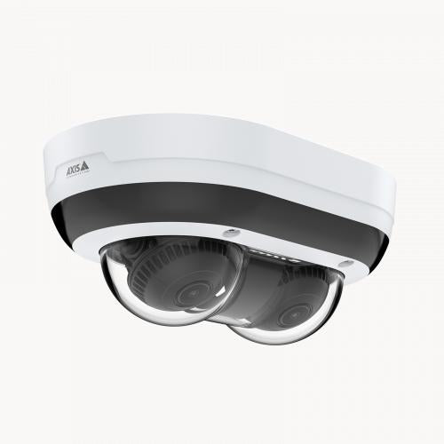 Axis Communications P4707 PLVE 5MP Outdoor Dual Sensor Dome Security Camera with Night Vision - Weatherproof Surveillance for Home & Business Protection (24/7 Monitoring, Motion Detection)