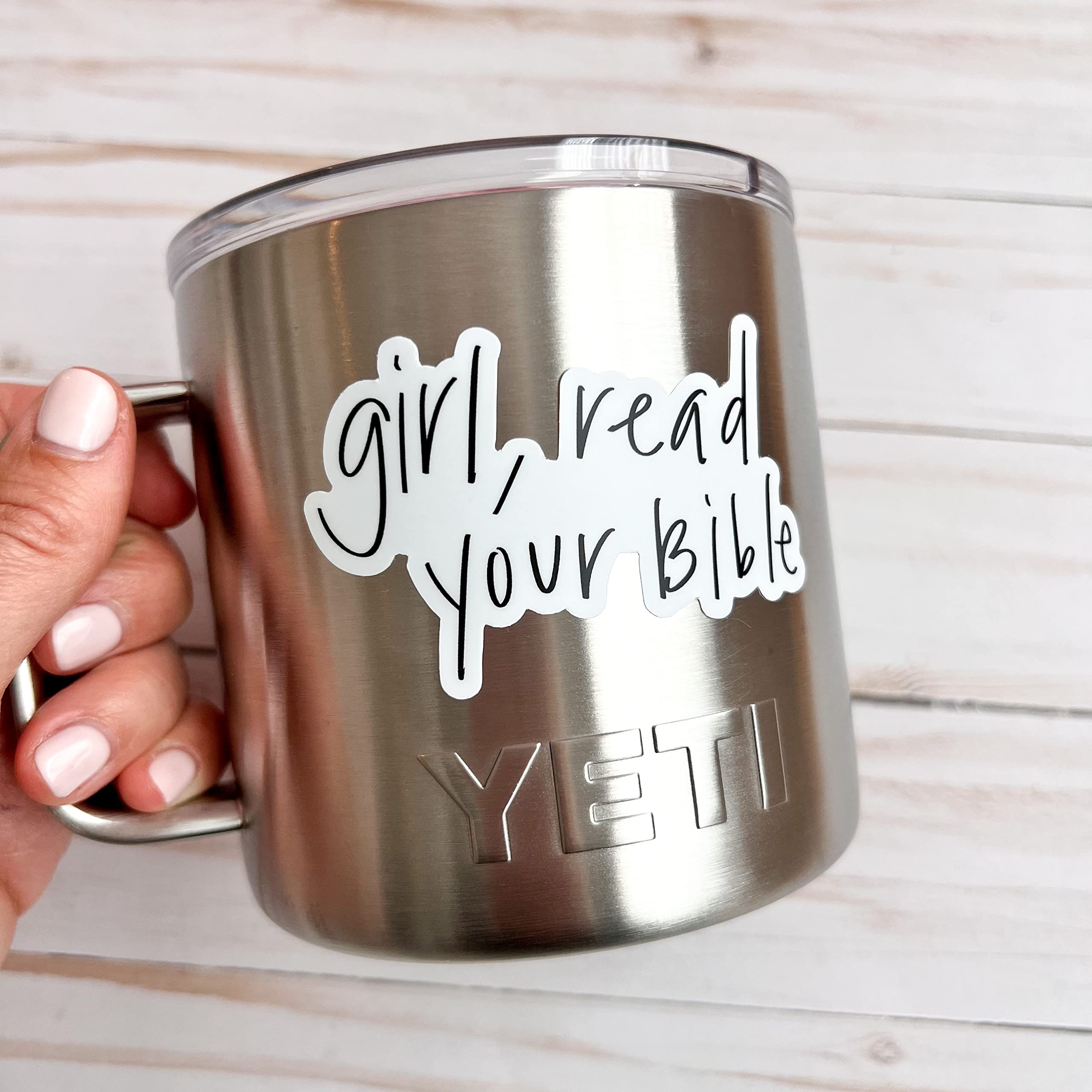 Faith Stickers for Hydro Flask & Laptop - Bible Verse Christian Decals for Water Bottles, Journals - Inspirational Jesus & God Quotes - Perfect for Bible Study, Church, School & Daily Motivation