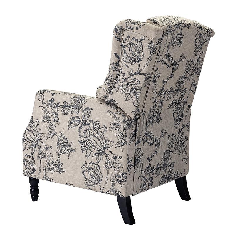 Lilith Upholstered Recliner Chair - Adjustable Backrest & Footrest, Ergonomic Living Room Reclining Chair for Relaxing, Reading & Watching TV