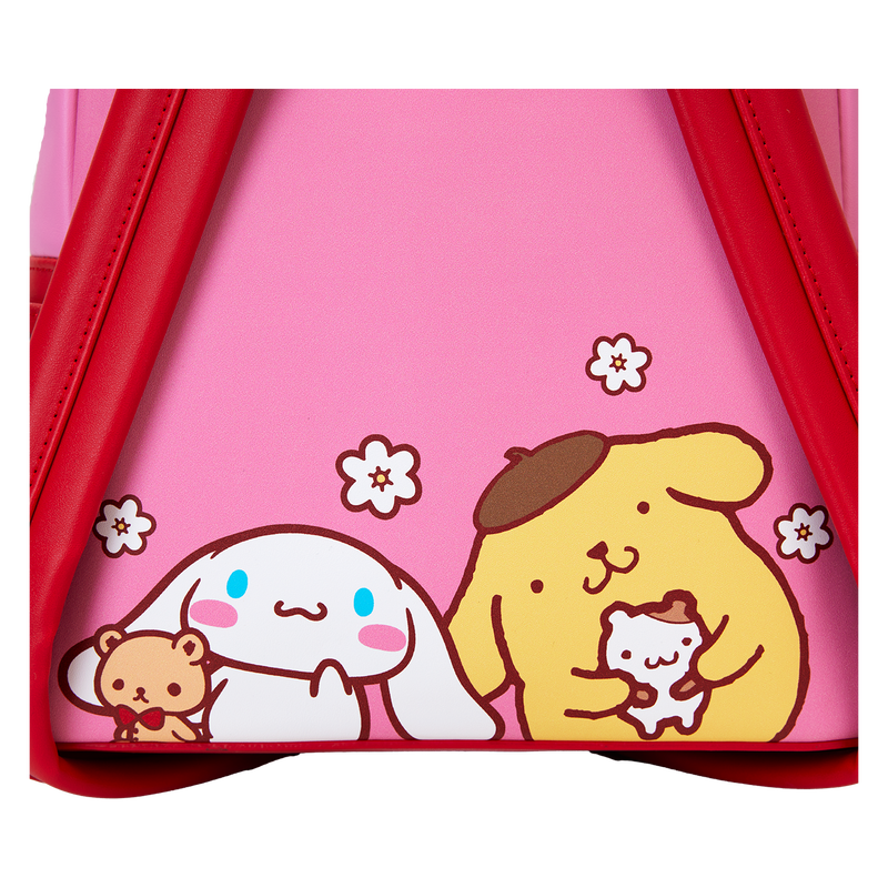 Sanrio Hello Kitty & Friends Mini Backpack for Kids - Cute Color Block Design, Lightweight School Bag for Girls, Perfect for School, Travel & Daily Use