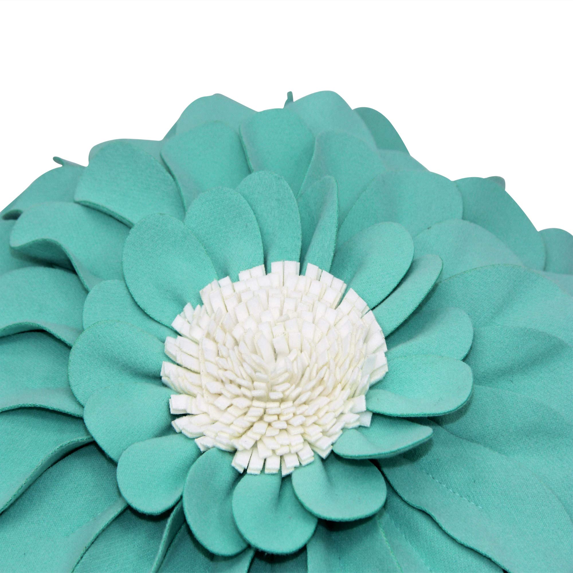 3D Happy Daisy Flower Throw Pillow - Soft & Cozy Round Decorative Pillow for Couch, Bed, Sofa - Unique Flower Shape Design for Home Décor - Perfect for Living Room, Bedroom, Nursery & Gift Giving