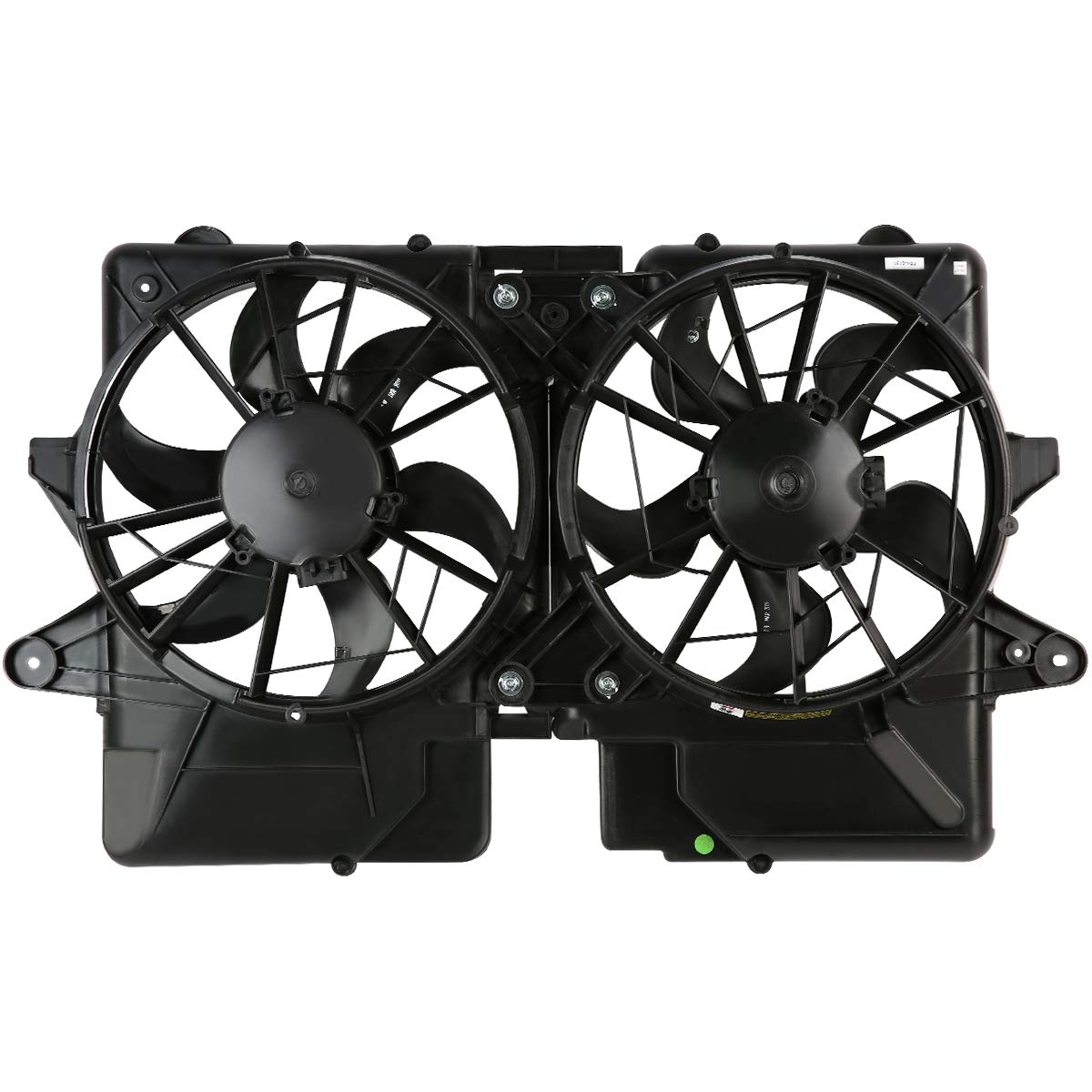 DNA MOTORING OEM-RF-0107 Radiator Cooling Fan Assembly - High Efficiency Direct Replacement for 2005-2007 Ford Escape - Perfect for Engine Cooling & Overheating Prevention in Hot Weather & Heavy Traffic