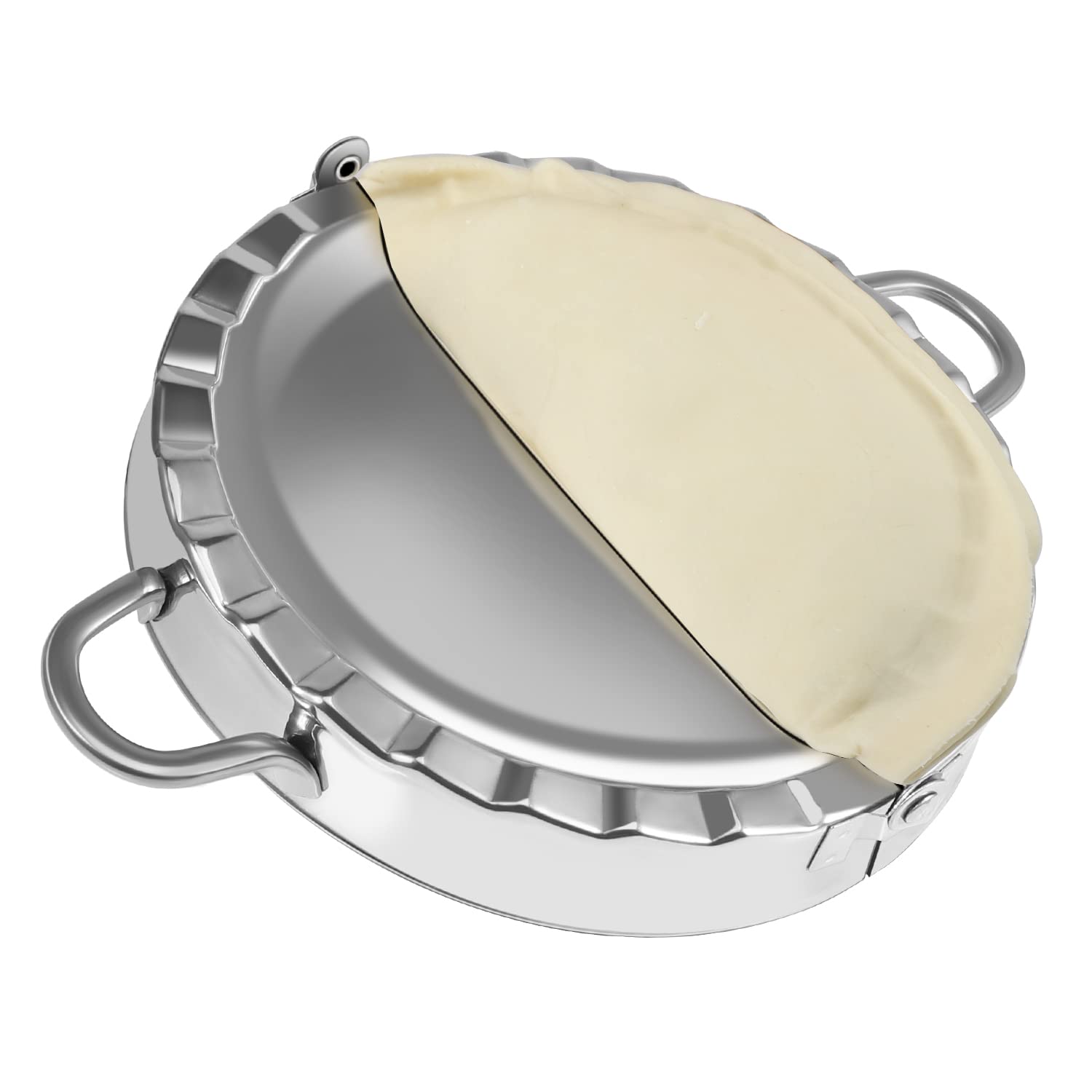 PAMISO 6 Inch Large Empanada Maker - Stainless Steel Empanada Press & Pastry Tool for Pocket Pies - Perfect for Latin American Cuisine, Home Baking, and Party Snacks