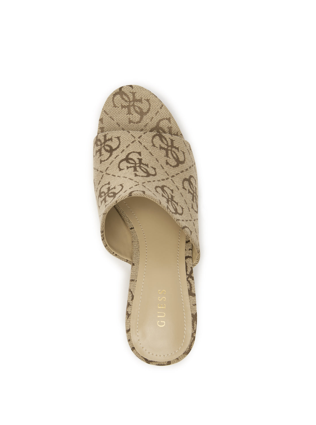 Stylish Brown Logo Yenise Wedge Heels for Women - Comfortable Chunky Block Heel Shoes for Office, Party & Casual Wear