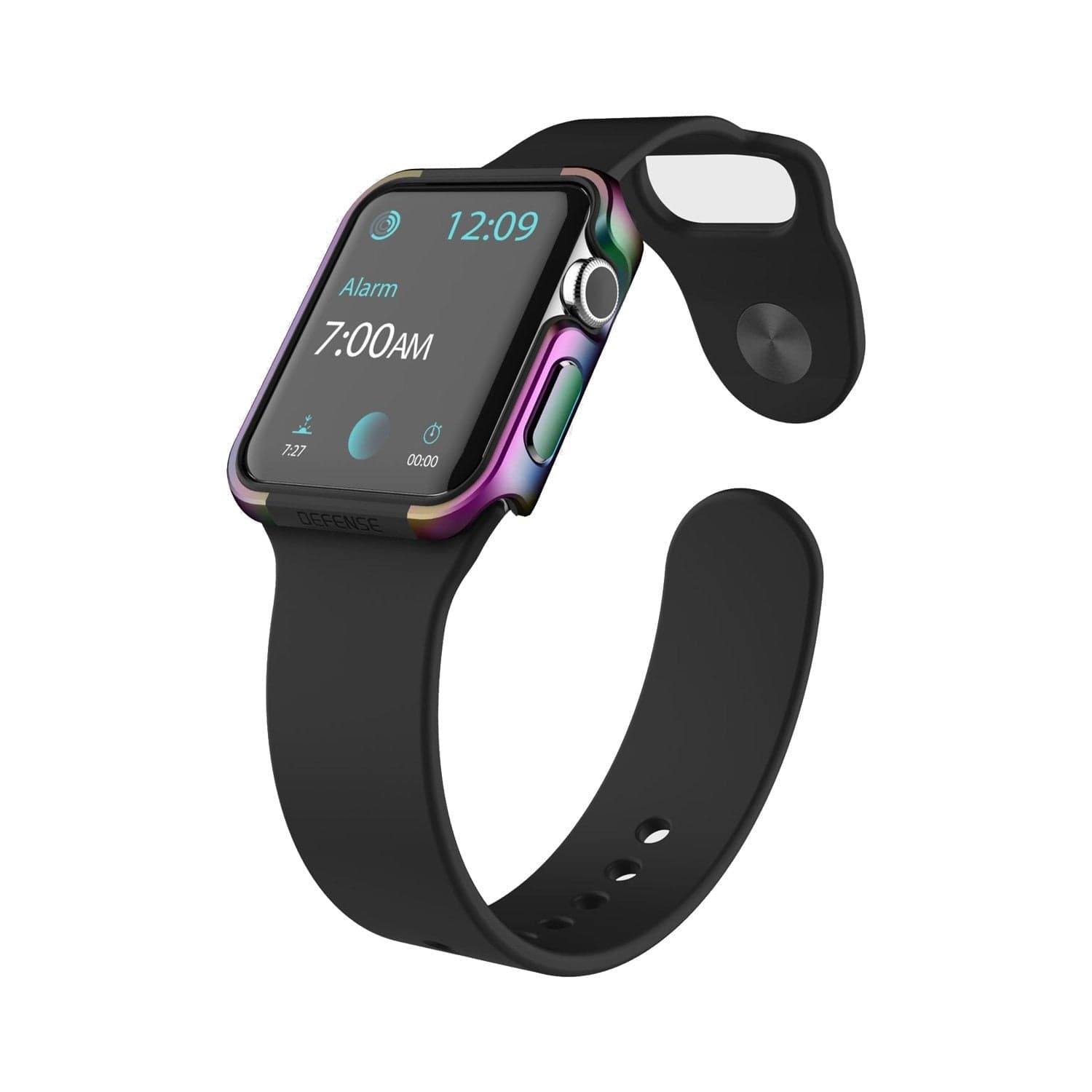 Raptic Edge Protective Case for Apple Watch Series 8/7/6/SE - Slim Fit, Shockproof Cover with Screen Protector - Perfect for Workouts, Outdoor Activities & Daily Use