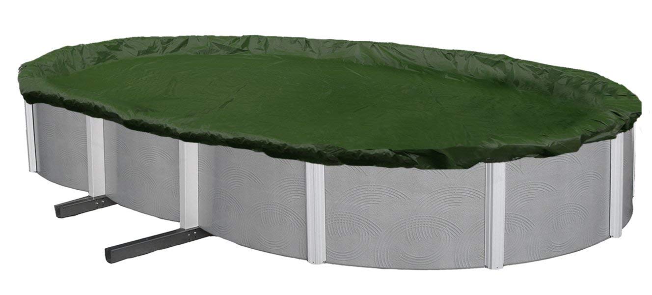 Heavy-Duty 16x25 Foot Oval Above Ground Pool Cover - 12-Year Warranty | UV Resistant, Weatherproof Protection for Winter & Summer Use | Perfect for Backyard, Family, and Outdoor Swimming Pool Safety