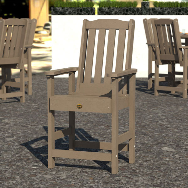 Springville Counter Dining Arm Chair - Modern Kitchen Bar Stool with Padded Seat for Comfortable Dining & Entertaining - Perfect for Breakfast Nooks, Kitchen Islands & Small Spaces