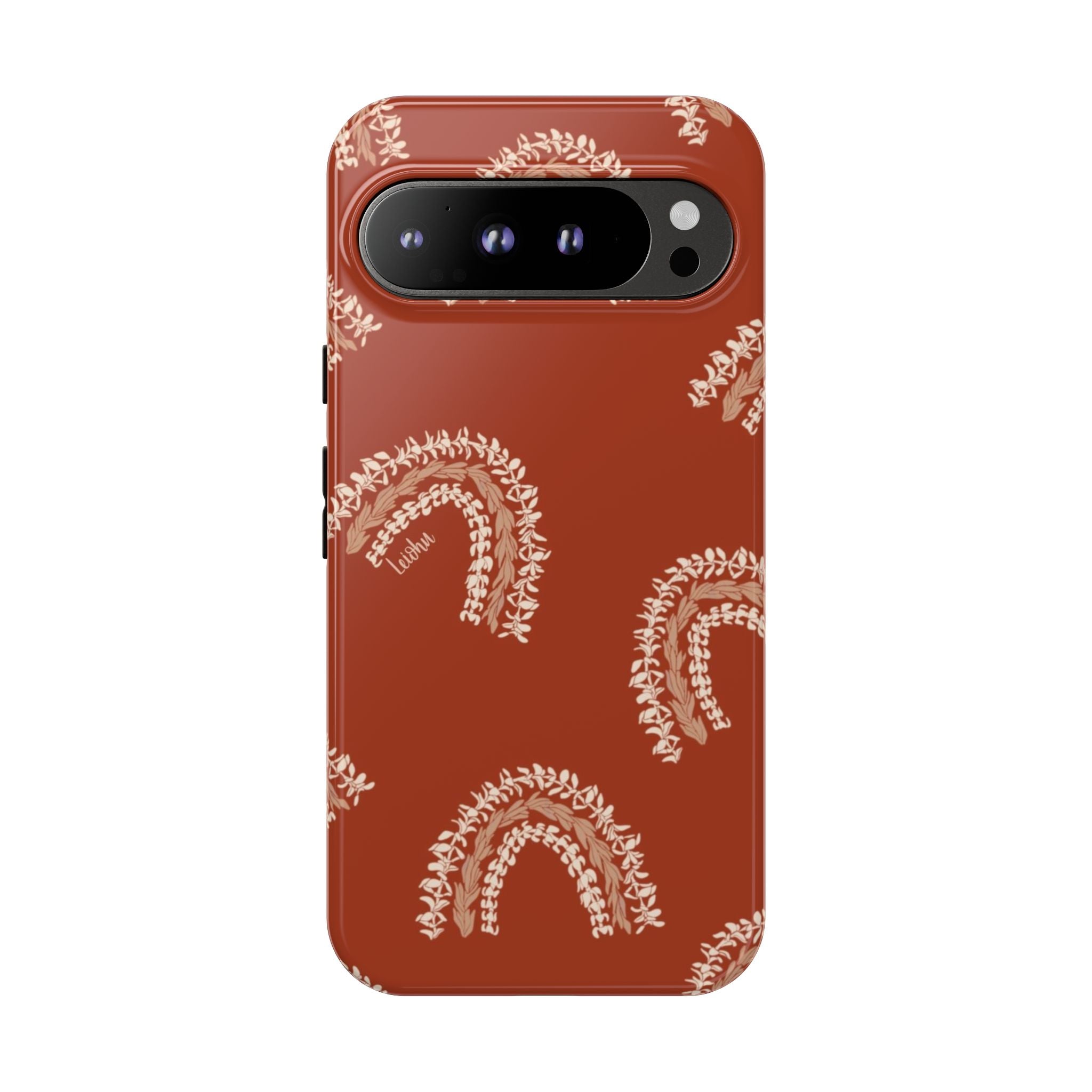 Authentic Hawaiian Ānuenue Lei - Colorful Flower Necklace for Google Pixel Phone Accessories - Perfect for Luau Parties, Graduations, and Hawaiian-Themed Events