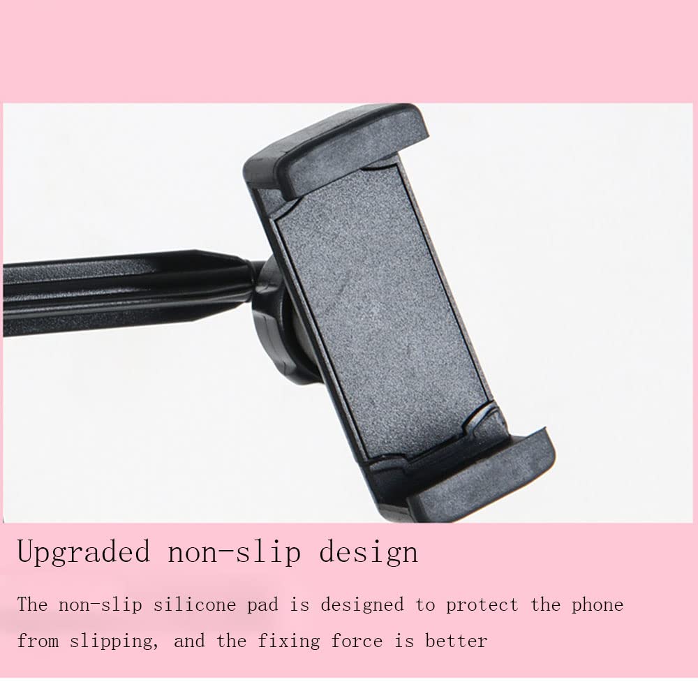 MINJUK 9Cm Round Fill Light Bracket - Anchor Live Streaming & Selfie Ring Light with Adjustable Stand, Desktop Beauty Lighting for YouTube/TikTok Videos, Makeup, Photography & Video Calls