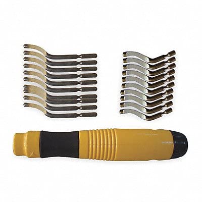 Premium Deburring Tool Handle Kit - B & E Series for Metal, Plastic & Woodworking | Perfect for DIY, Automotive & Industrial Use