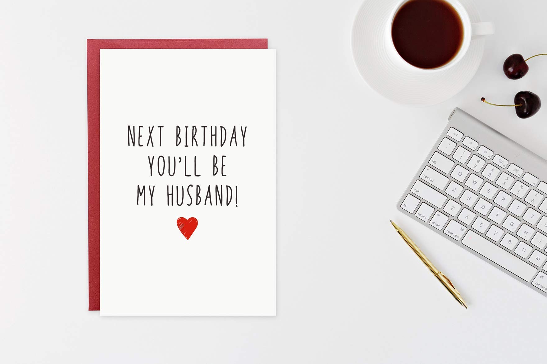 Funny Birthday Card for Future Husband | Romantic Fiance Birthday Greeting Card | Perfect for Anniversaries, Proposals & Special Occasions