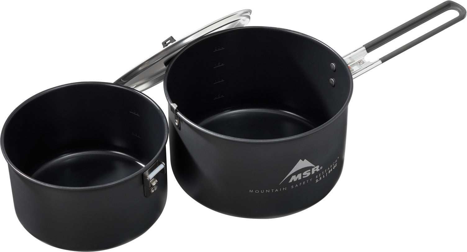 MSR Ceramic 2-Piece Cookware Set - Lightweight Camping Pots for Backpacking, Hiking & Outdoor Adventures | Durable Non-Stick Cooking Pots for Camp Stoves