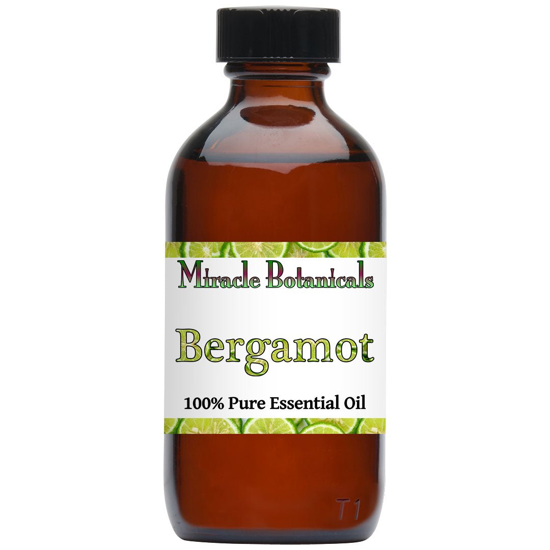 Pure Bergamot Essential Oil (Citrus Bergamia) - 100% Natural, Therapeutic Grade for Aromatherapy, Stress Relief & Skin Care | Diffuser, Massage & DIY Beauty Recipes