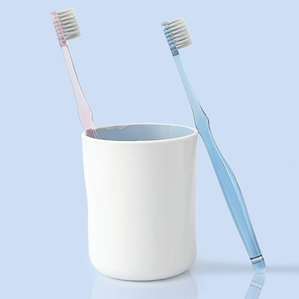 Hemoton Soft Bristle Toothbrush 2-Pack - Gentle Cleaning for Teeth & Paintbrushes