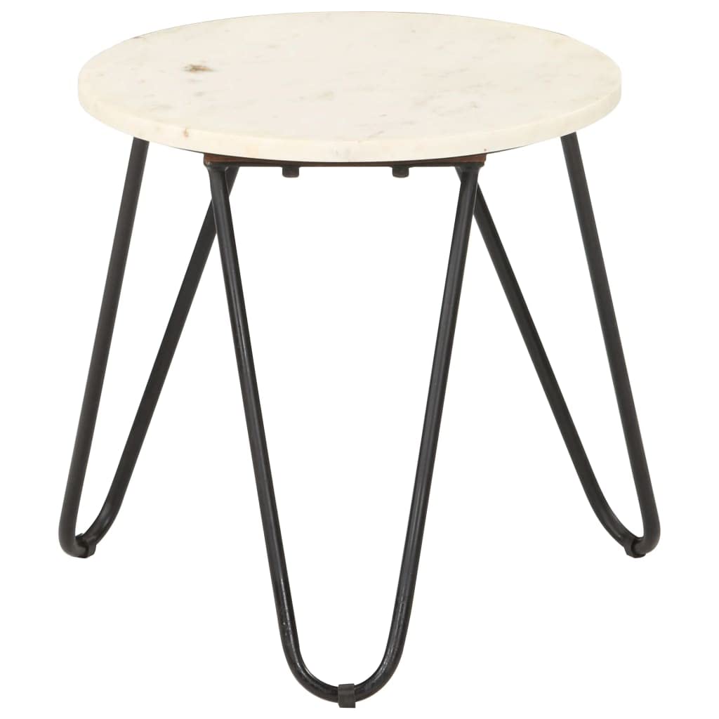SKM White Marble Coffee Table - 15.7