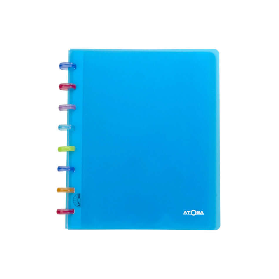 Atoma Tutti Frutti Notebook - Refillable A5 Notebook (165 x 210 mm) for School, Office & Creative Journaling - Durable Spiral Binding with Vibrant Fruity Design