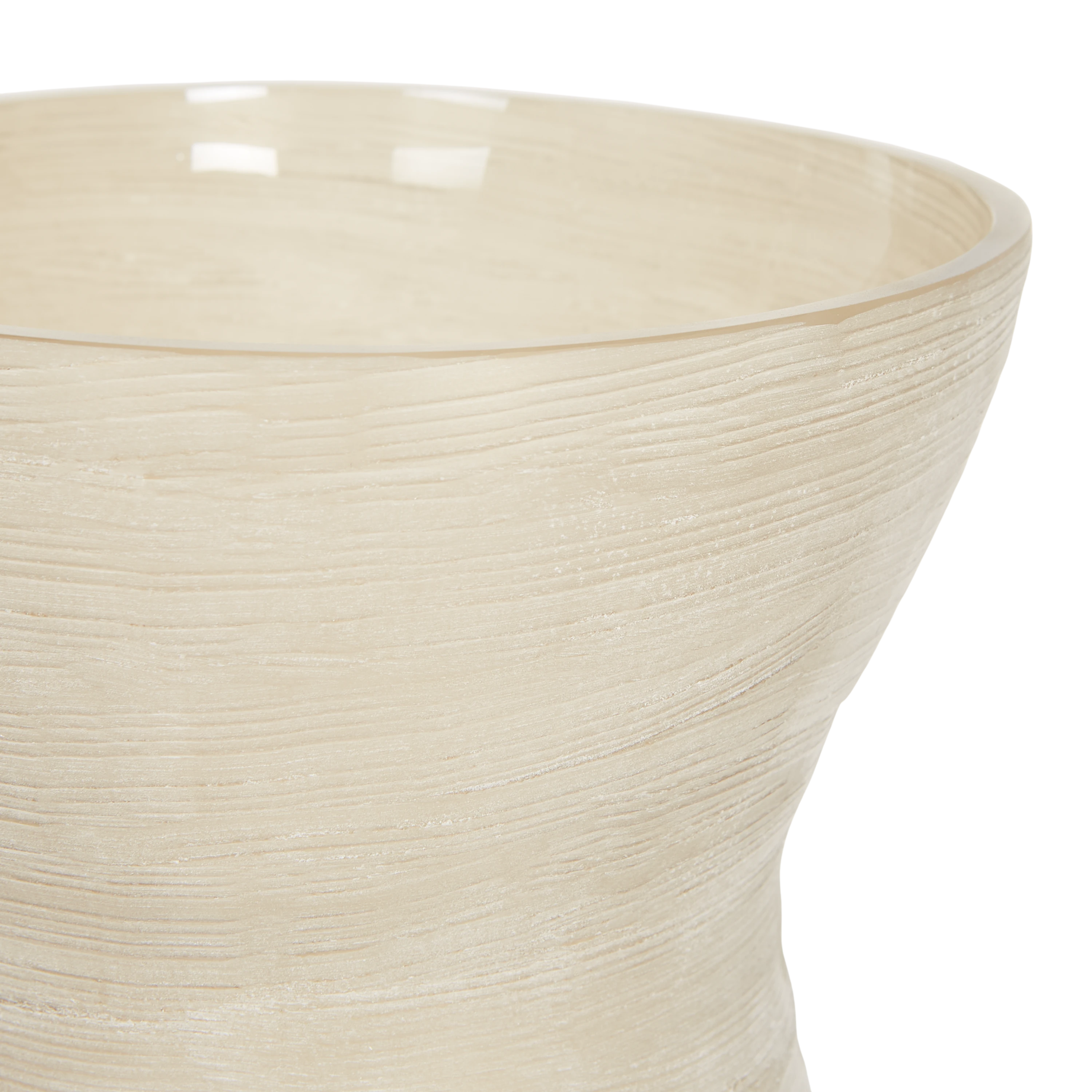 Elegant Funnel Glass Vase for Flowers - Clear Modern Home Decor Centerpiece for Weddings, Dining Table, and Living Room Décor