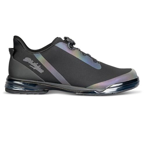 KR Strikeforce TPC Hype Black/Iridescent Unisex Bowling Shoes - Lightweight Comfort for League Play & Tournament Performance