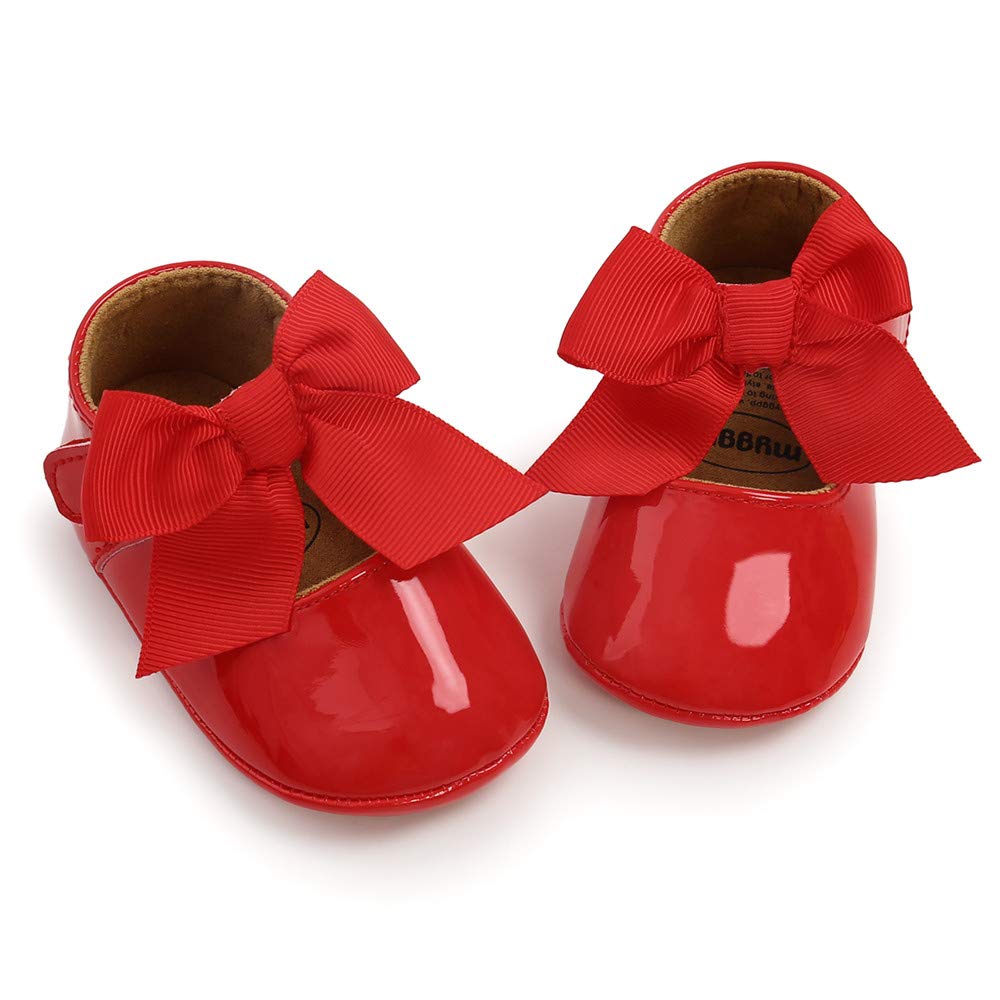 Baby Girl Shoes Soft Sole Mary Jane Flats for Infant Toddler Walking - Comfortable First Walkers & Prewalkers for Weddings, Parties & Dress Up - Perfect for Special Occasions & Everyday Play