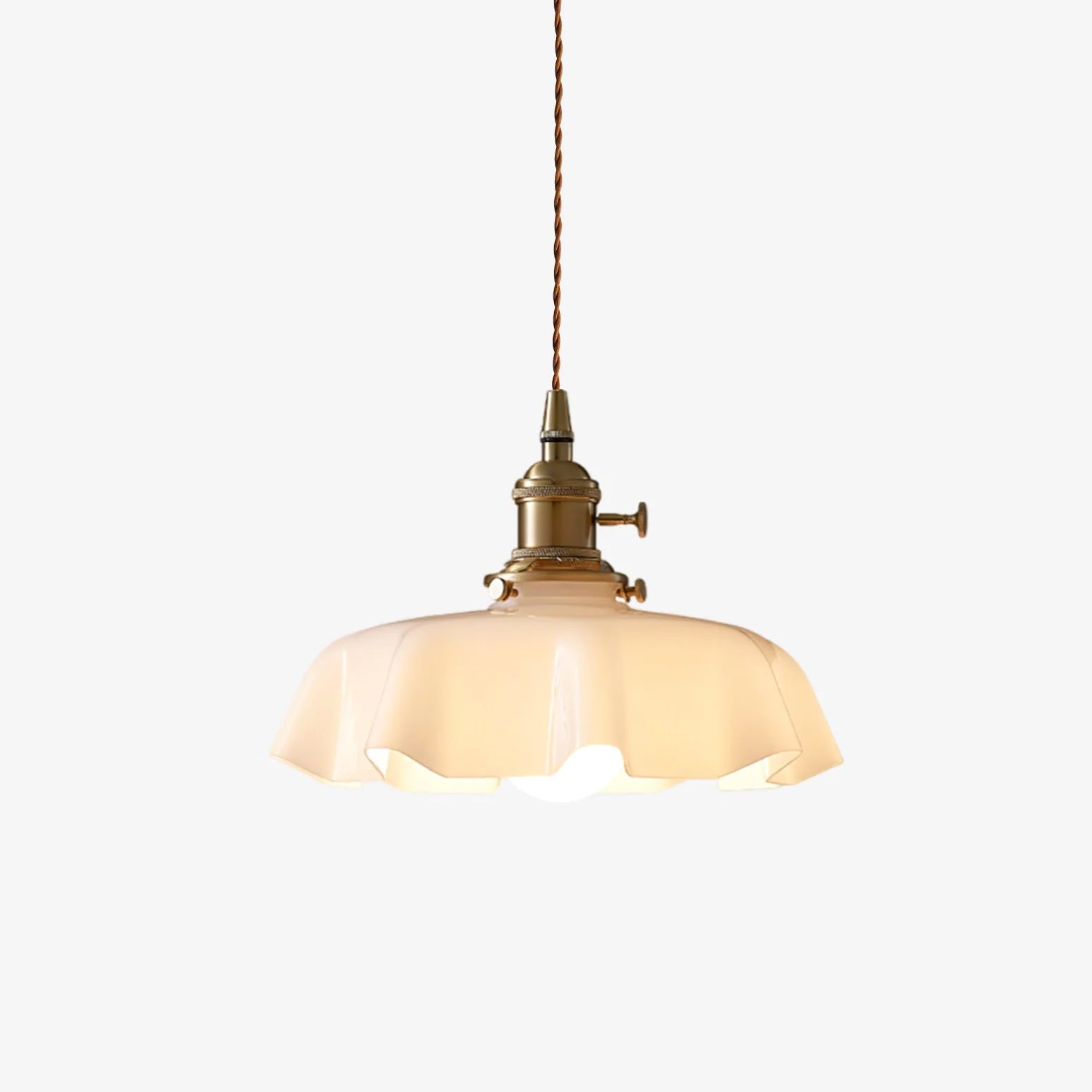 Vintage French Flower Pendant Light - Elegant Floral Chandelier for Dining Room, Kitchen Island & Bedroom Decor | Antique Style Ceiling Lighting Fixture