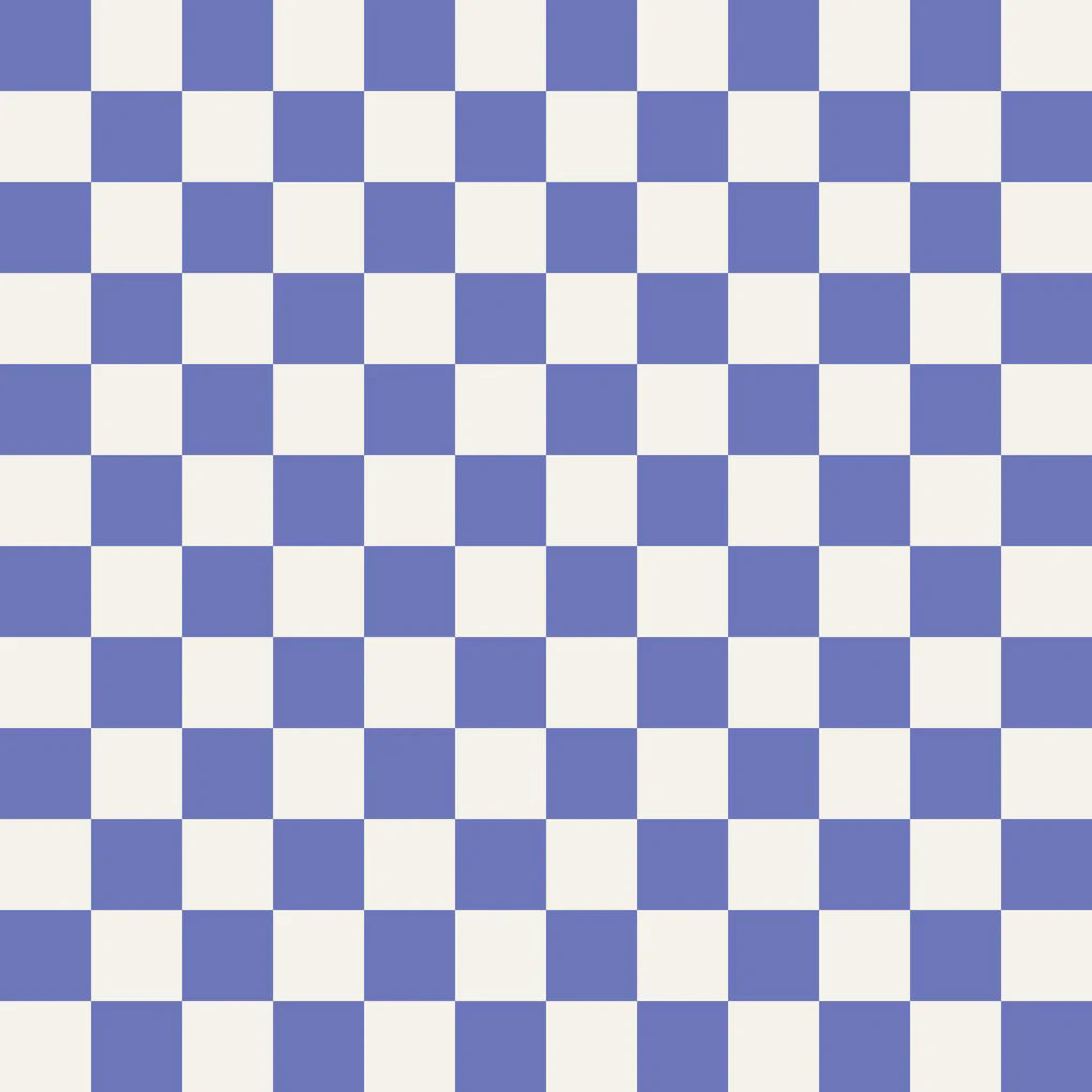 Electric Periwinkle Checkers