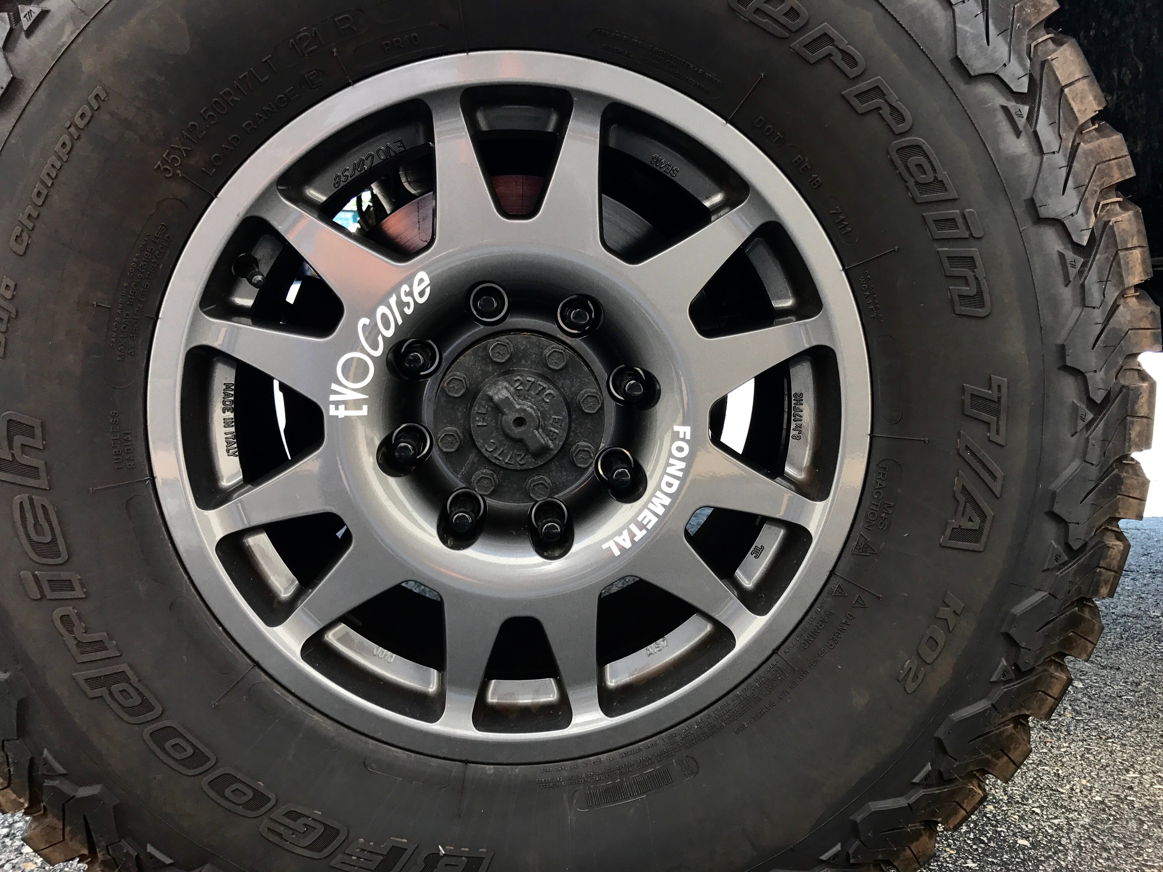 Evo Corse DakarZero 17x8 Wheels for Dodge Ram 1500 2500 3500 | 5x5.5 Bolt Pattern | ET21 Offset | Off-Road & Street Performance | Perfect for Adventure & Daily Driving