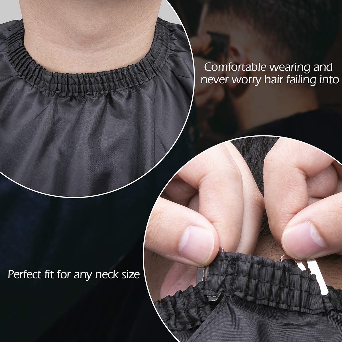 Professional Hair Cutting Kit - Barber Scissors, Thinning Shears, Comb & Case with Black Cape for Men & Women | Home Haircut, Salon & DIY Styling Tool for Perfect Trims & Hairstyles