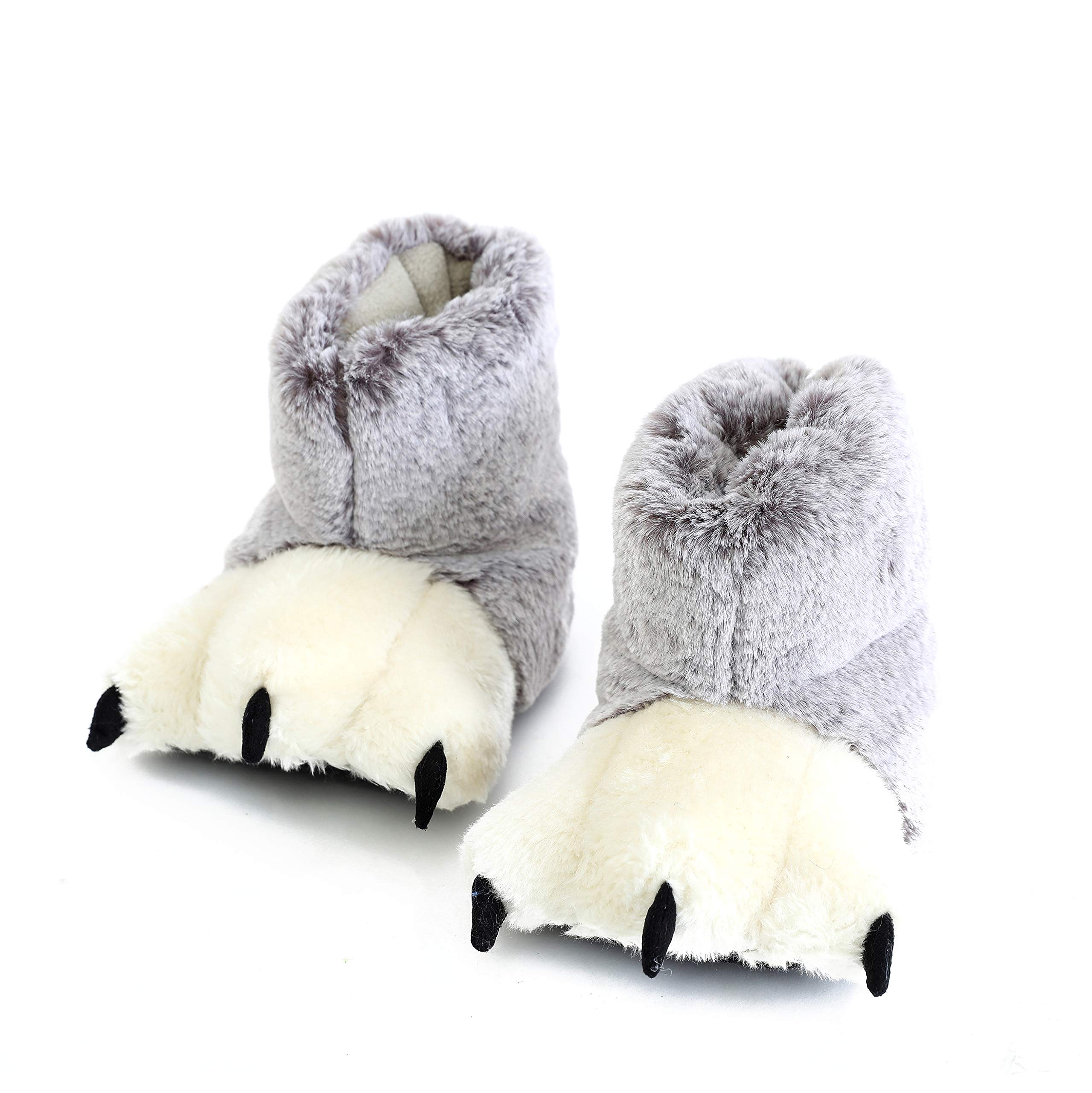 Millffy Funny Bear Paw Slippers for Adults & Kids - Cozy Dinosaur Slippers for Boys, Girls & Toddlers - Perfect for Indoor, Lounge & Home Comfort